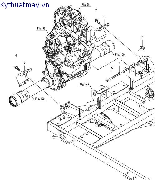 Giá đỡ hộp số